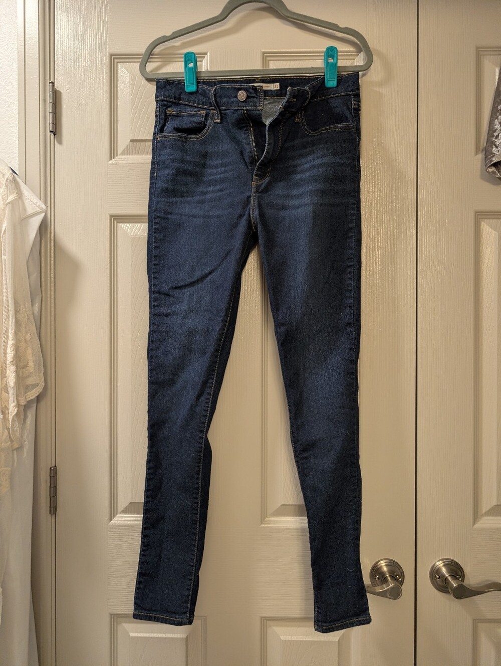 Levi's 720 Dark Blue Women’s High Rise Super Skinny Jeans